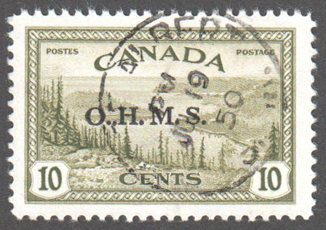 Canada Scott O6 Used VF - Click Image to Close